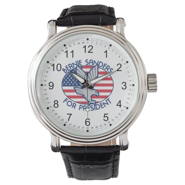 Bernie Sanders for President with Eagle Watch (Front)
