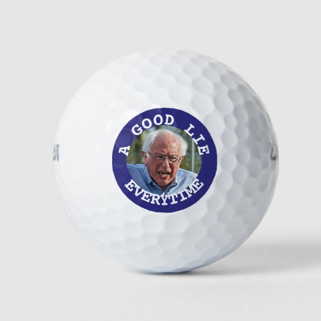 Bernie Sanders Good Lie Golf Balls (Front)