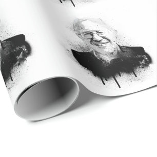 Bernie Sanders Graffiti Art Wrapping Paper