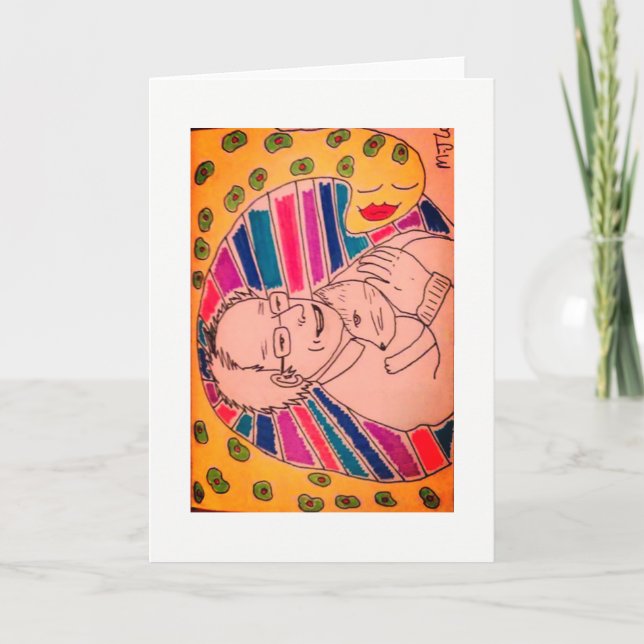 Bernie Sanders greeting card (blank) (Front)