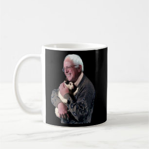 Bernie Sanders Hugging Ca Cute Animal Lover Coffee Mug