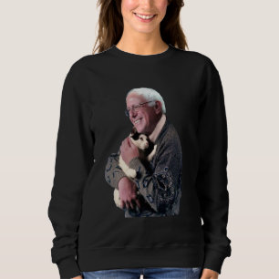 Bernie Sanders Hugging Ca Cute Animal Lover Sweatshirt