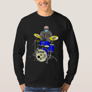 Bernie Sanders Mittens Drumming Drum Inauguration T-Shirt