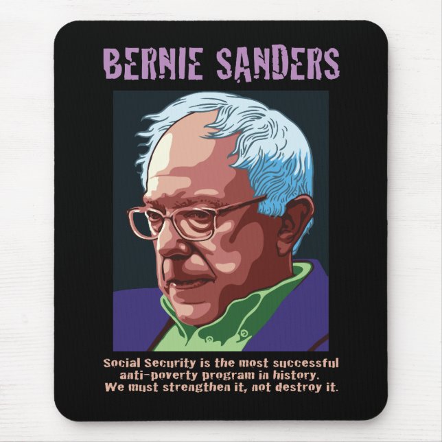 Bernie Sanders Mouse Mat (Front)