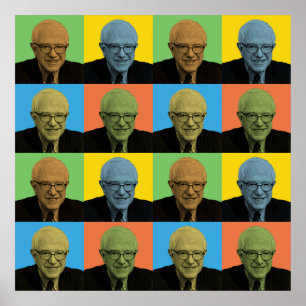 Bernie Sanders Pop-Art Poster