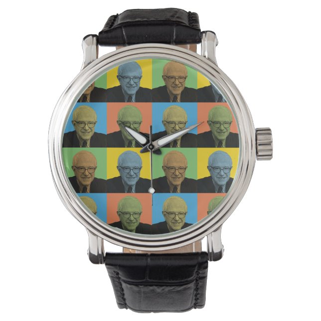 Bernie Sanders Pop-Art Watch (Front)