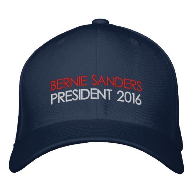 Bernie Sanders President 2016 Embroidered Hat (Front)