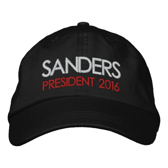 Bernie Sanders President 2016 Embroidered Hat (Front)