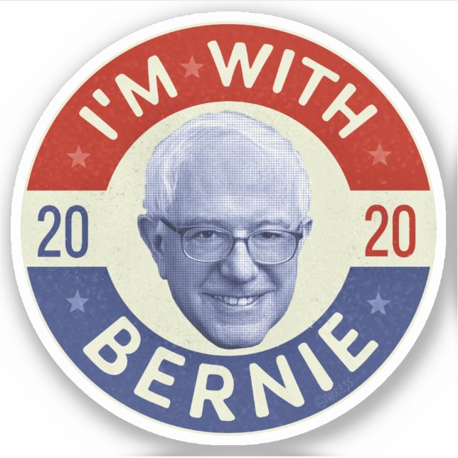Bernie Sanders President 2020 Democrat Photo Retro (Front)