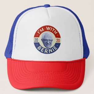 Bernie Sanders President 2020 Democrat Photo Retro Trucker Hat