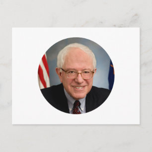 bernie sanders president postcard