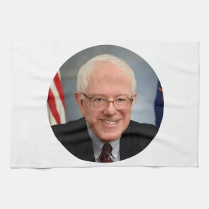 bernie sanders president tea towel