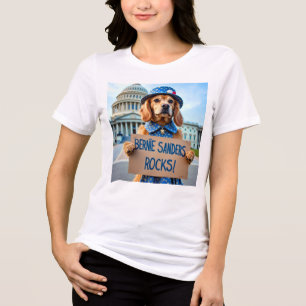 Bernie Sanders Rocks Tri-Blend Shirt