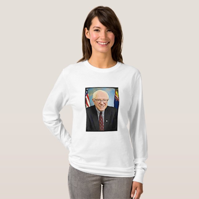 Bernie Sanders Support Digital Art  Shirt (Front Full)