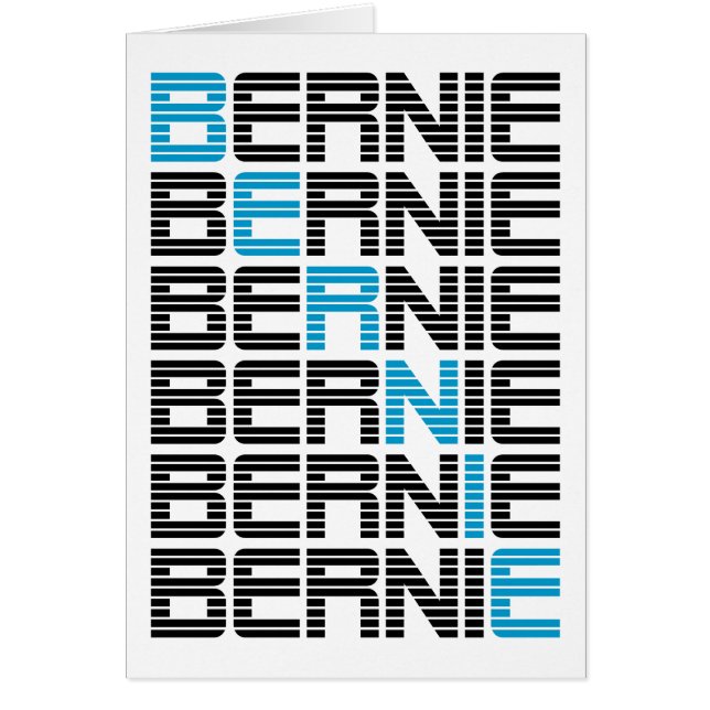 BERNIE sanders textStacks (Front)