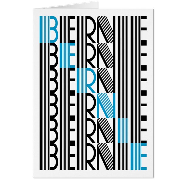 BERNIE sanders textual (Front)