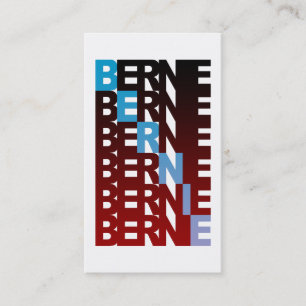 BERNIE sanders textualBern Business Card