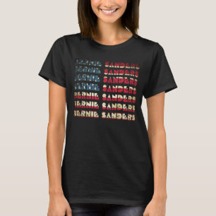Bernie Sanders TShirts USA Flag Retro T-Shirts