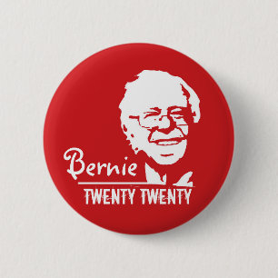 Bernie Sanders Twenty Twenty 6 Cm Round Badge