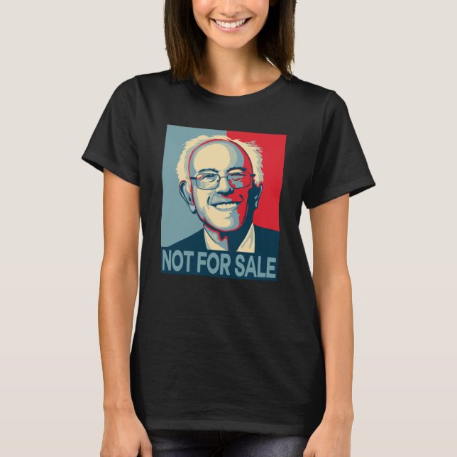 Bernie Sanders Women's Shirt v.5 | Not For Sale (Front)