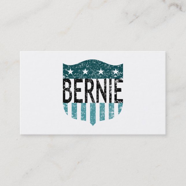 BERNIE stars and stripes Business Card (Front)