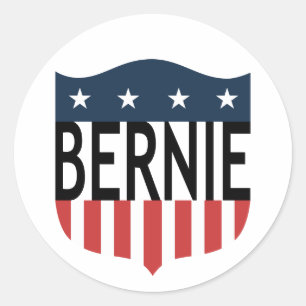 BERNIE stars and stripes Classic Round Sticker