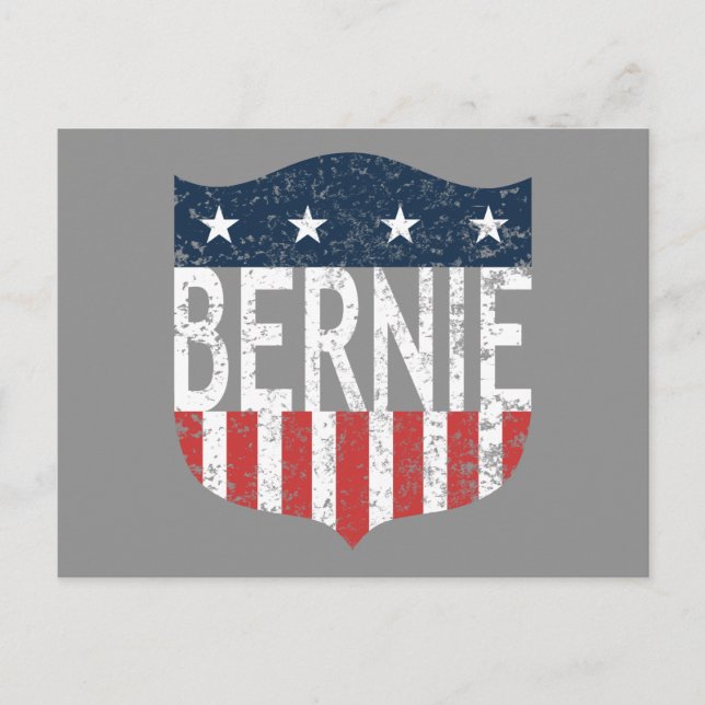 BERNIE stars and stripes Postcard (Front)