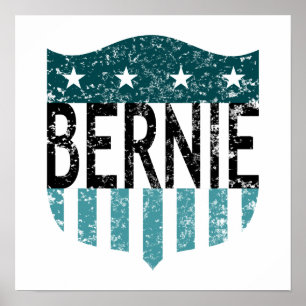 BERNIE stars and stripes Poster