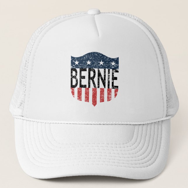 BERNIE stars and stripes Trucker Hat (Front)