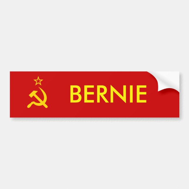 Bernie the Commie bumper sticker (Front)