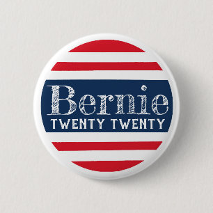 Bernie Twenty Twenty 6 Cm Round Badge