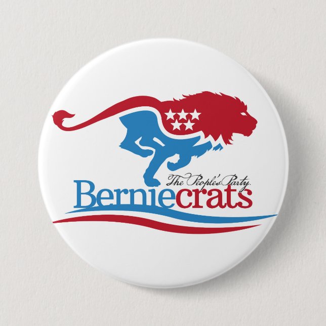 Berniecrats - Logo Button (Front)