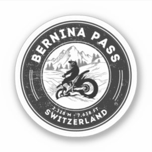 Bernina pass swiss–alps motorcycle tour