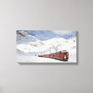 Bernina Railway Canvas Print