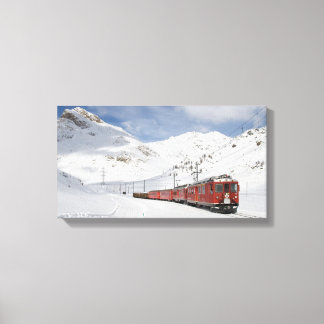 Bernina Railway Canvas Print