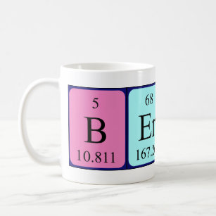 Bernita periodic table name mug