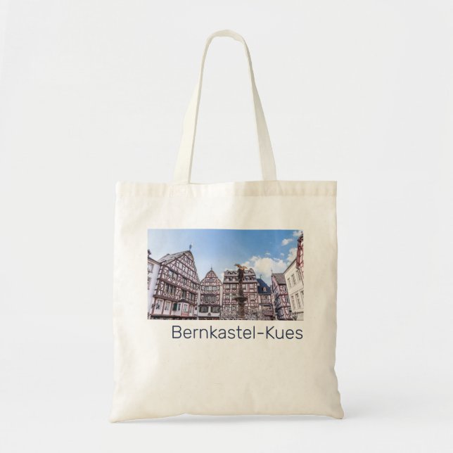 Bernkastel-Kues Historic Facades Germany Souvenir Tote Bag (Front)
