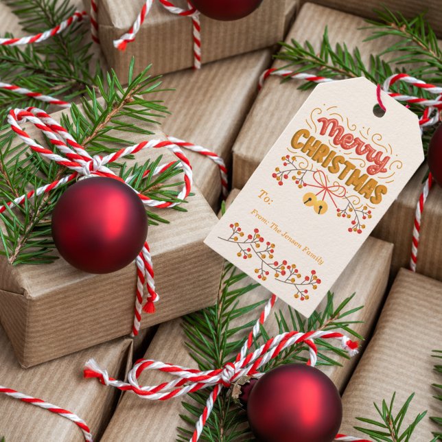 Berries and Bells Christmas Gift Tags (Creator Uploaded)