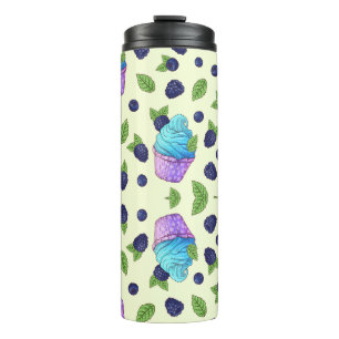 Berries And Cupcakes Thermal Tumbler