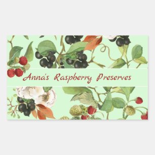 Berries and Foliage Food Label 