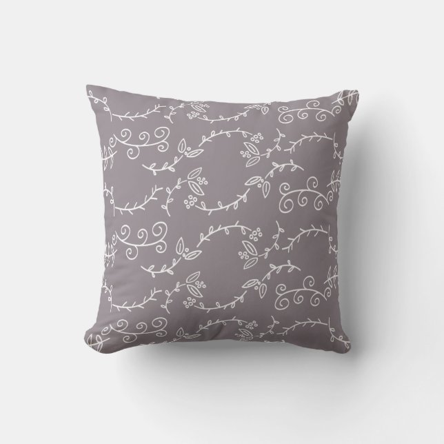 berries and leaves cushion (Front)