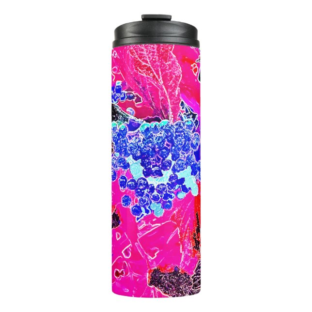 BERRIES AND LEAVES THERMAL TUMBLER (Front)