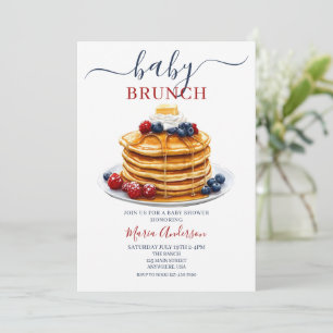 Berries Baby Brunch Baby Shower Invitation