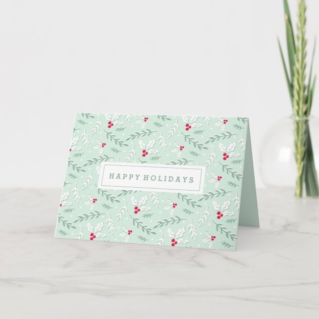 Berries & Branches | Holiday Greeting Card (Front)