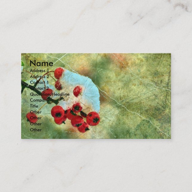 Berries Business Card (Front)