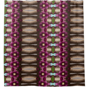 Berries Ikat 4 Shower Curtain
