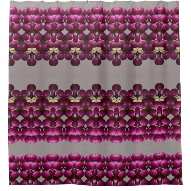 Berries Ikat 9 Shower Curtain (Front)