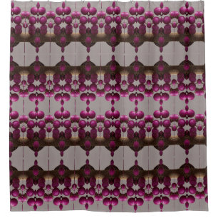 Berries Ikat Zen Shower Curtain