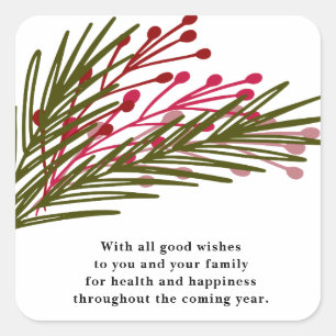 Berries & Leaves sticker