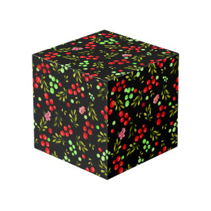 Berries Pattern Cube